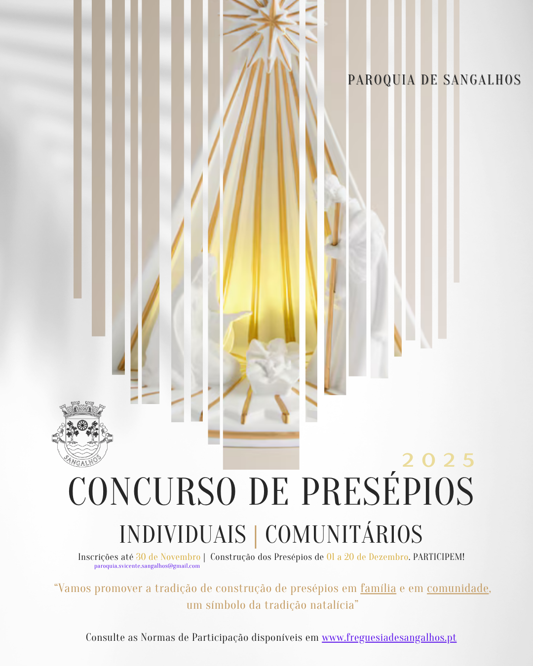 Notícia Concurso de Presépios 2025